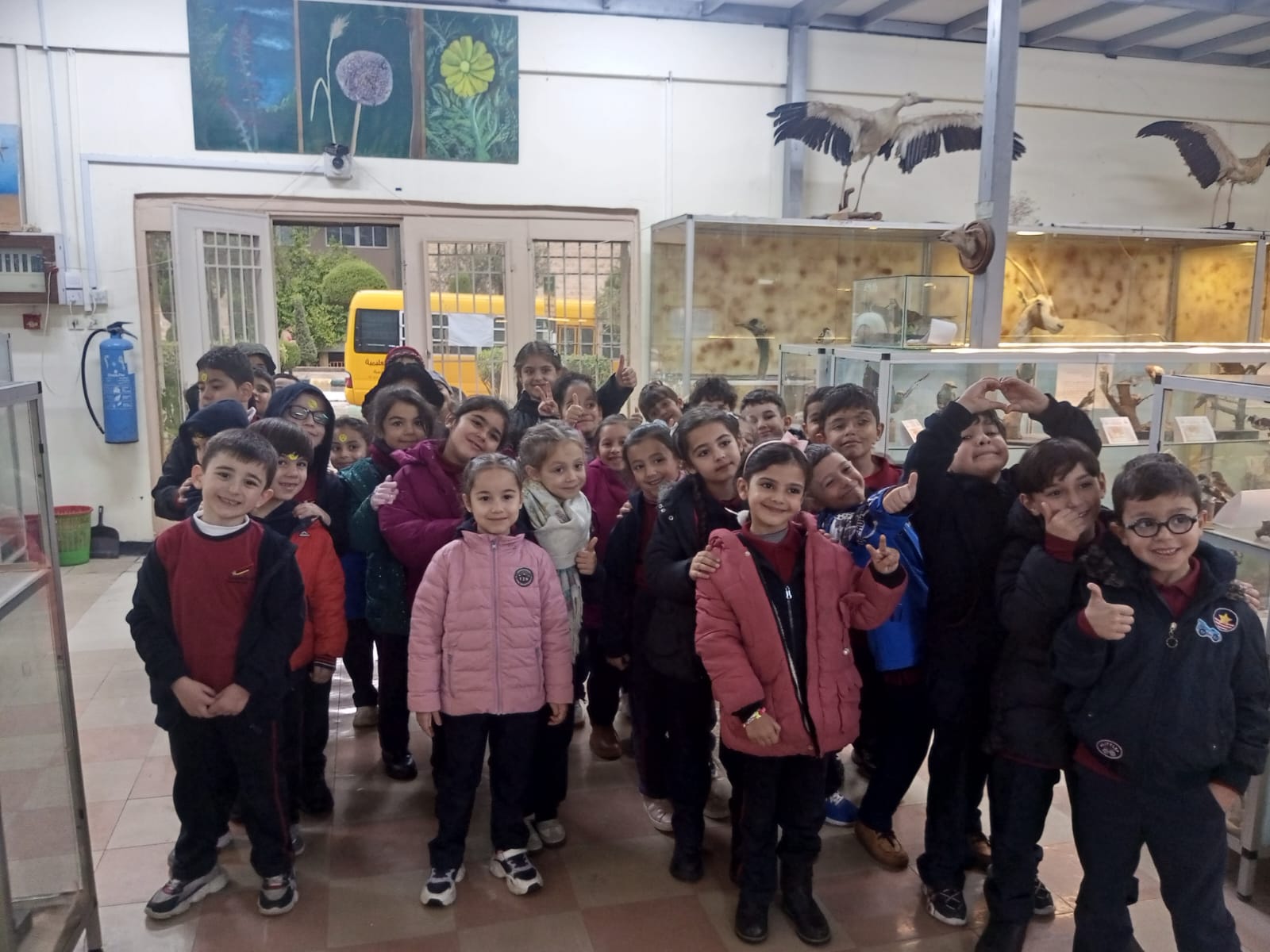 زيارة مدرسة الايمان النموذجية الى متحف التاريخ الطبيعي